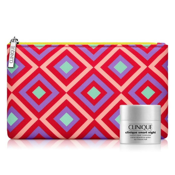 Clinique Other - NWT Clinique Smart Night Moisturizer and Makeup Pouch